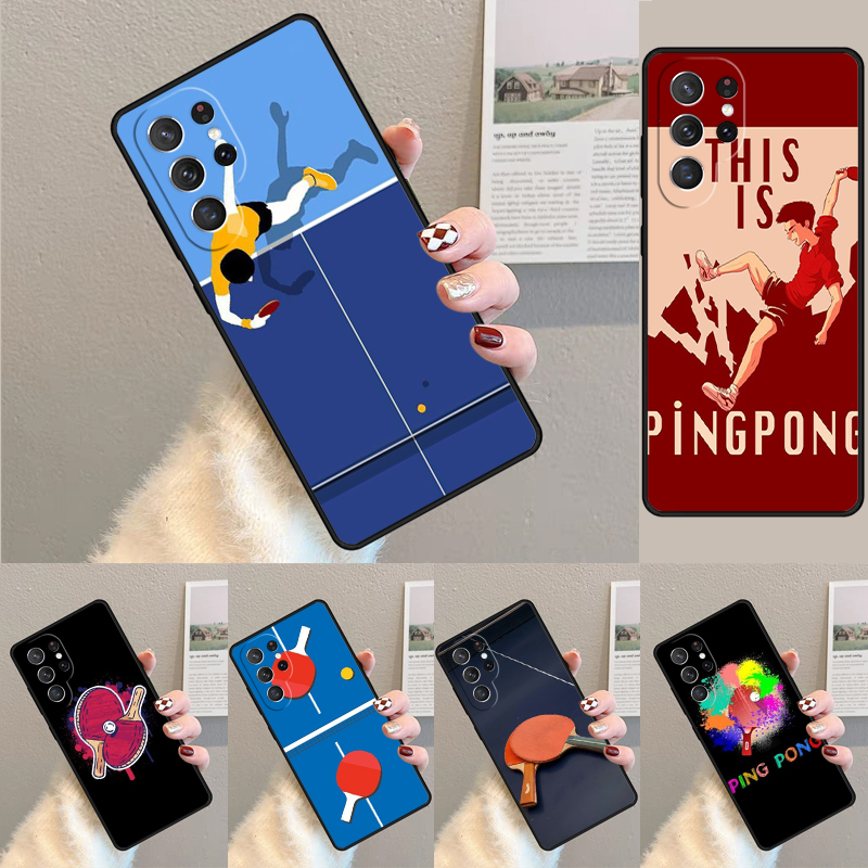 Table Tennis Animation - Table Tennis Sport TPU Phone Case