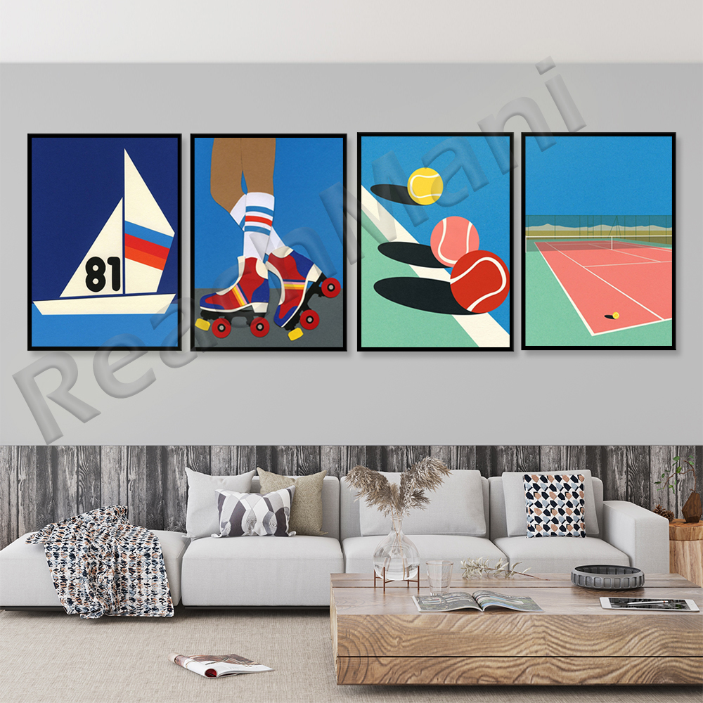 Table tennis poster,sport illu - Table Tennis Illustration recensione e prezzo