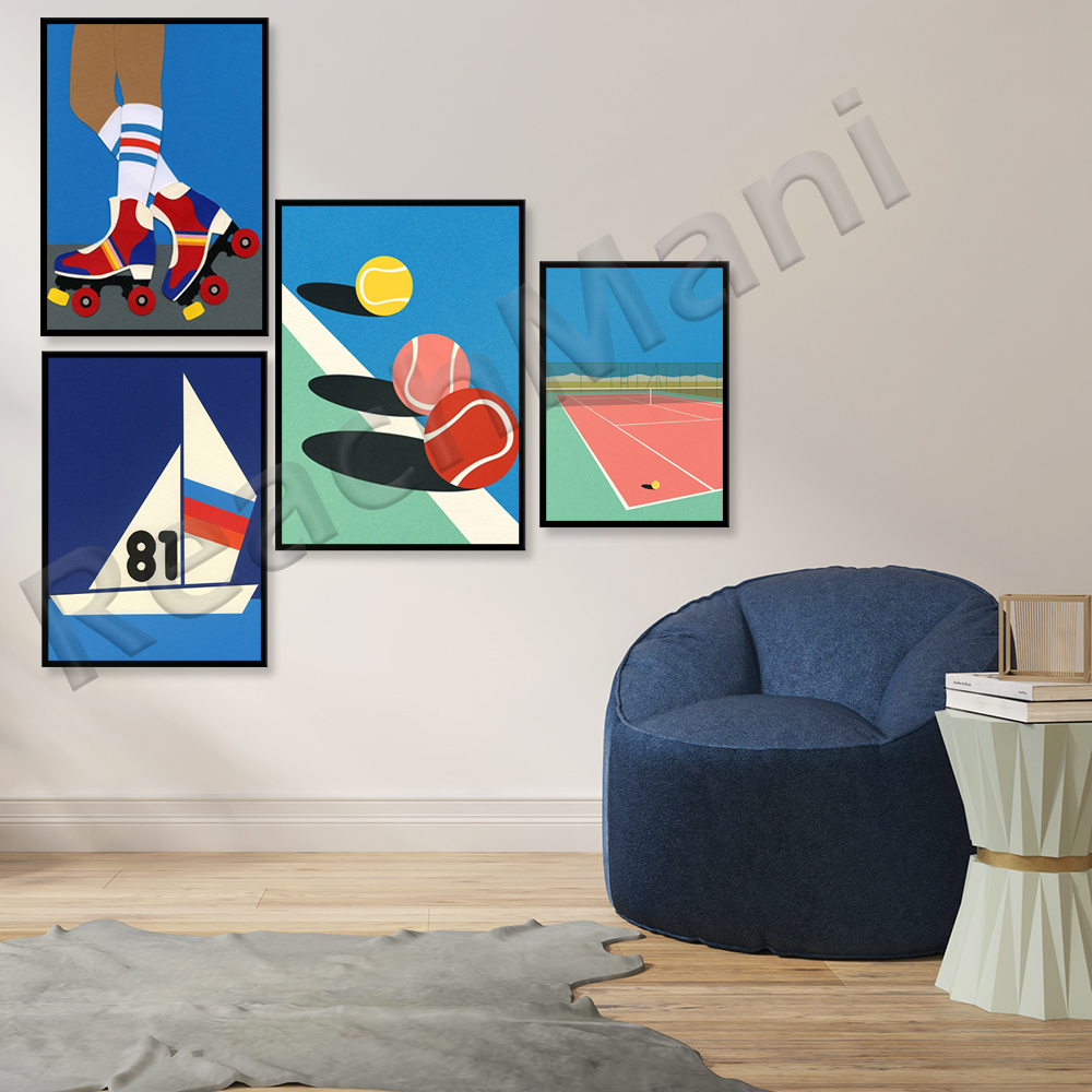 Table tennis poster,sport illu - Table Tennis Illustration recensione e prezzo