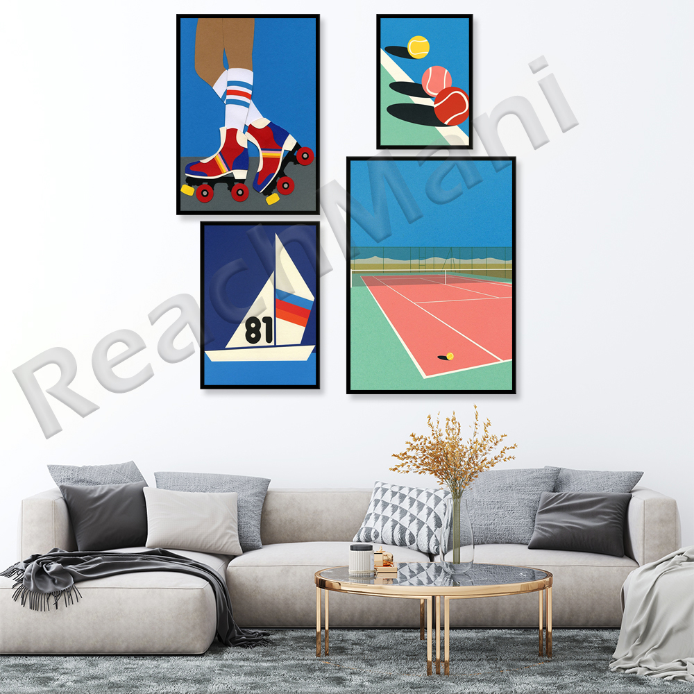Table tennis poster,sport illu - Table Tennis Illustration recensione e prezzo