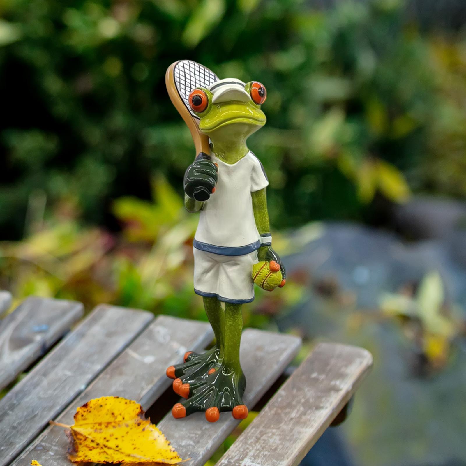 Tennis Frog Statue Decorative  - Table Tennis Animation recensione e prezzo