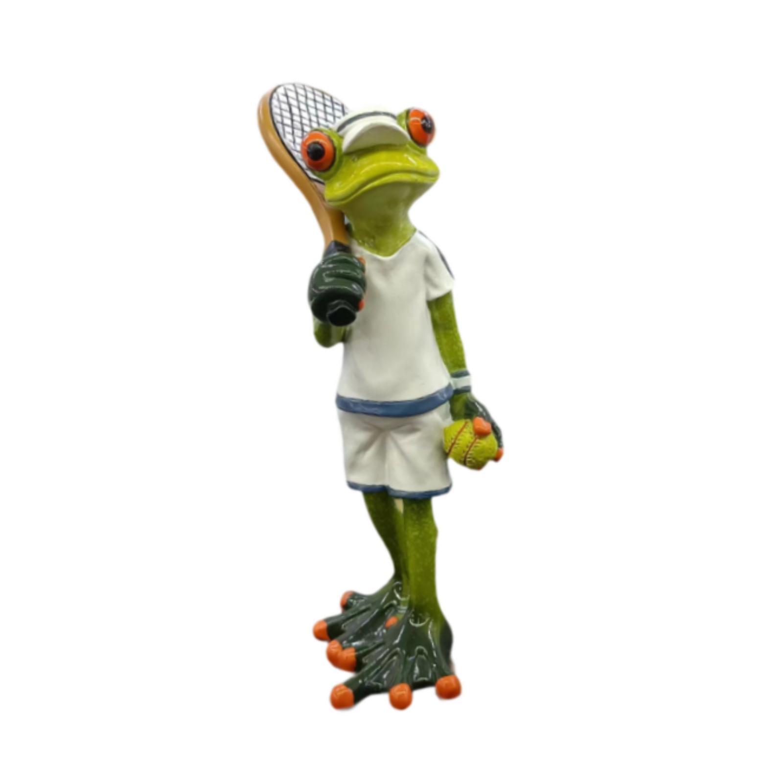 Tennis Frog Statue Decorative  - Table Tennis Animation recensione e prezzo
