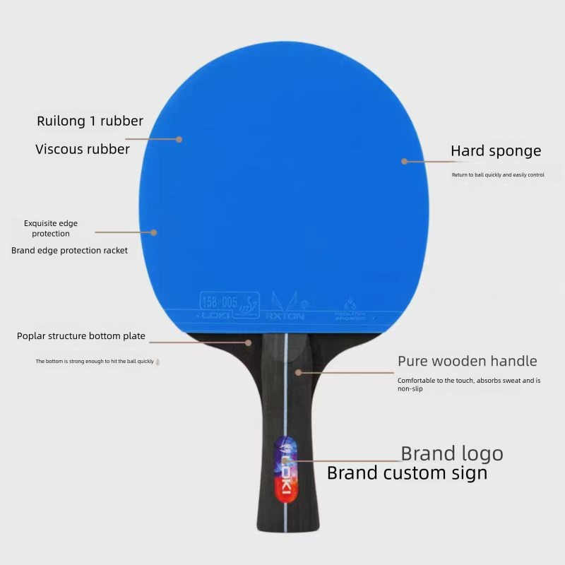 Loki K5000 Ping Pong Set - 2 P - Table Tennis Grip Types recensione e prezzo